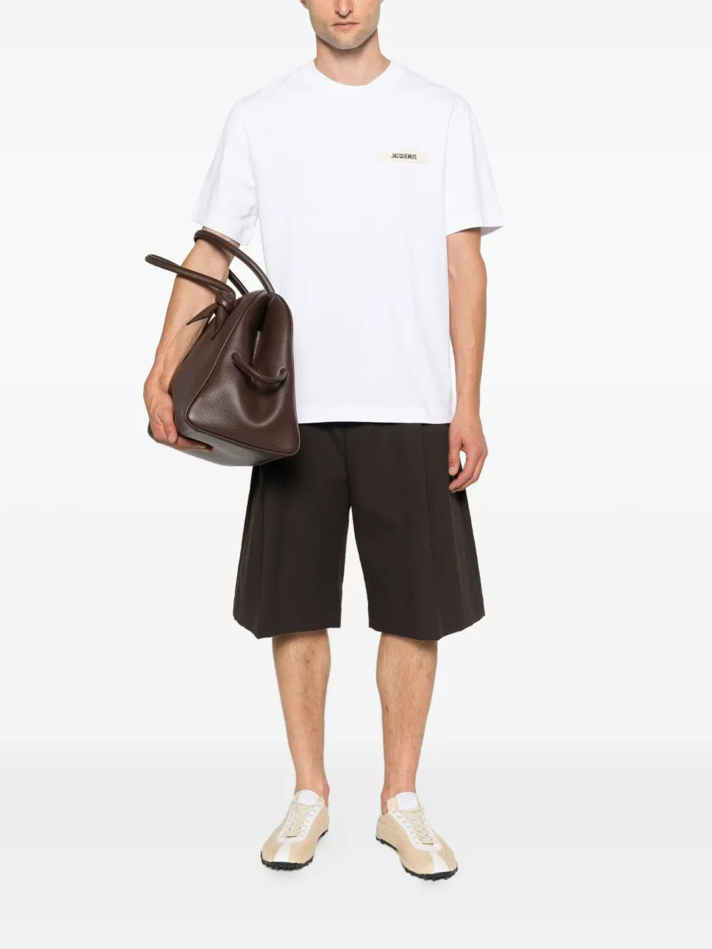 Jacquemus Men Le T-Shirt Gros Grain In Cotton