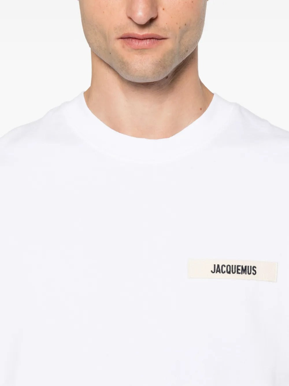 Jacquemus Men Le T-Shirt Gros Grain In Cotton