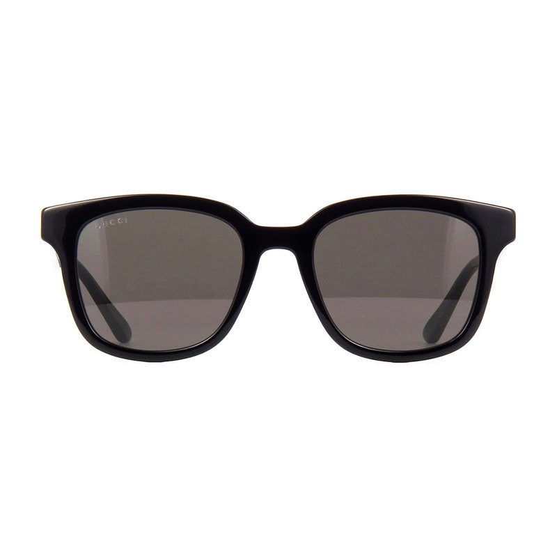 Gucci Sunglasses Square Full Rim, Black Frame And Dark Grey Lens Gg0847Sk001
