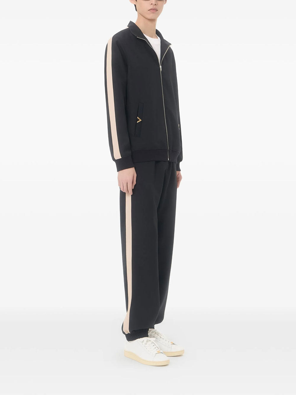 Valentino Garavani Men Valentino Nylon Sweatshirt With Vgold