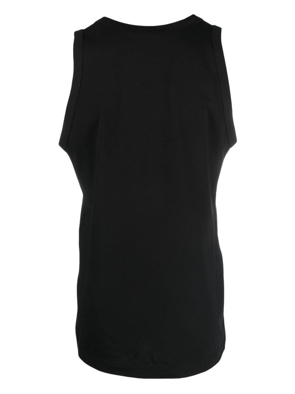 Dolce & Gabbana Men Stretch Cotton Tank Top With Logo Label