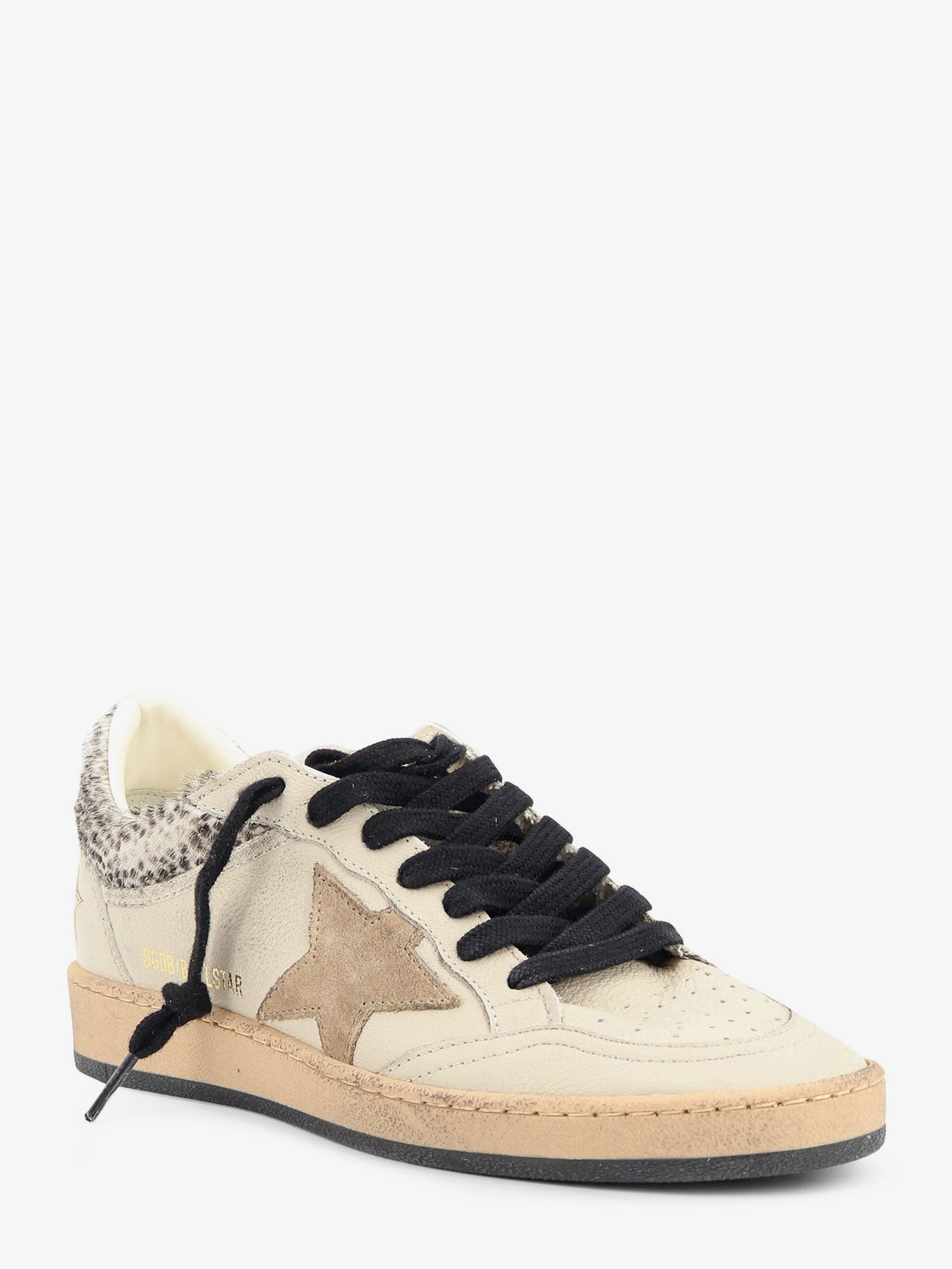 Golden Goose Deluxe Brand Women Ballstar Leather Sneakers With Iconic Side Logo