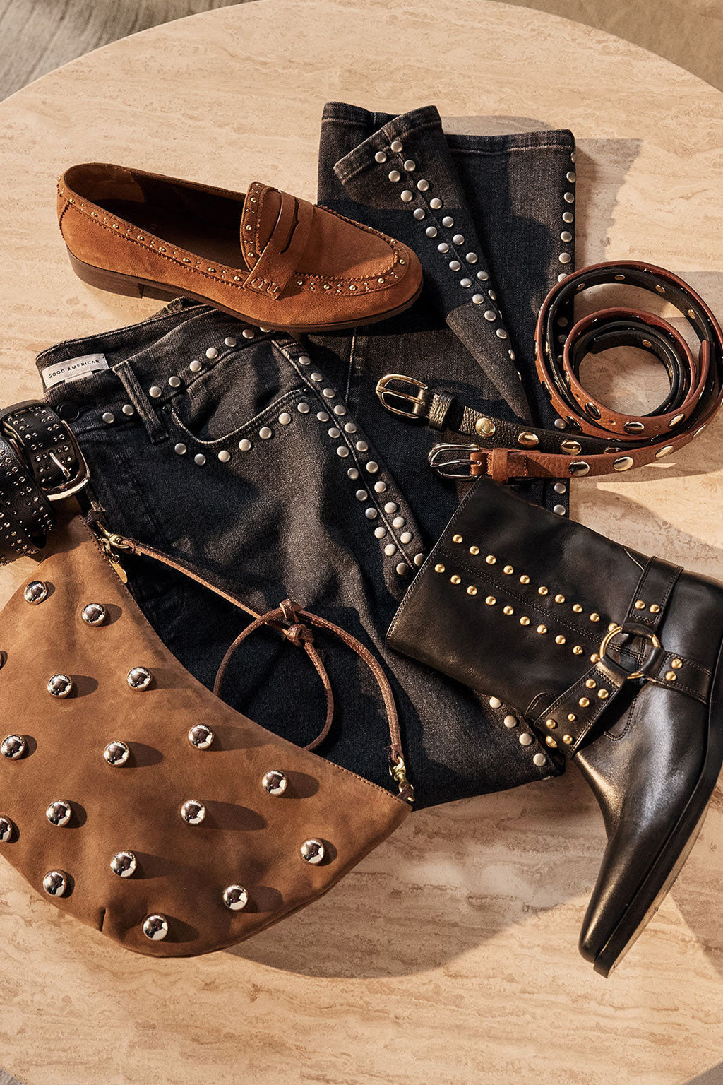 Women's Martina Studded Belt
