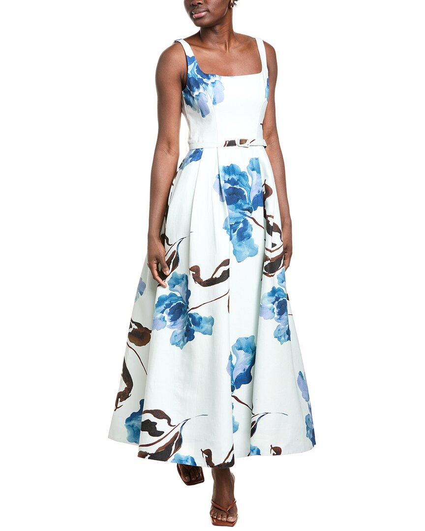 Nicholas Sorelle Linen-Blend Midi Dress