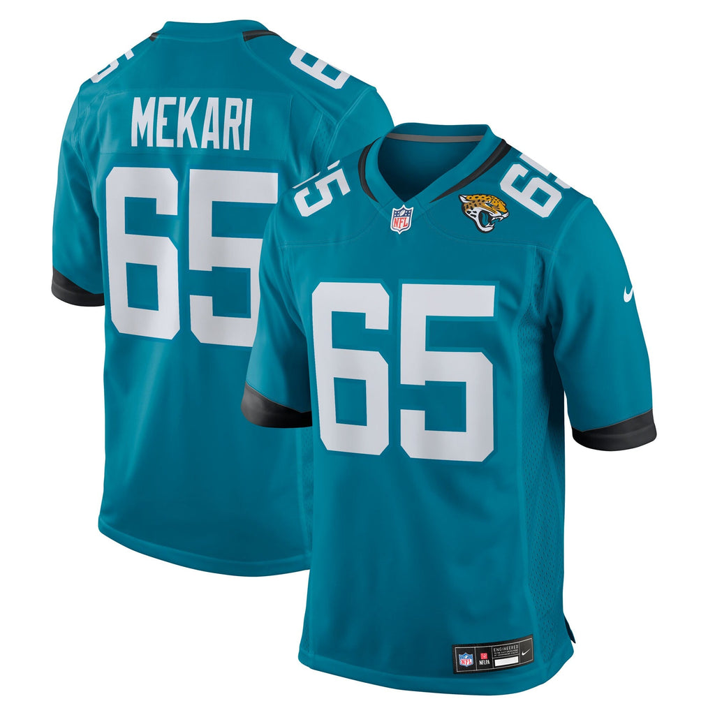 Jacksonville Jaguars Patrick Mekari Teal Team Game Jersey