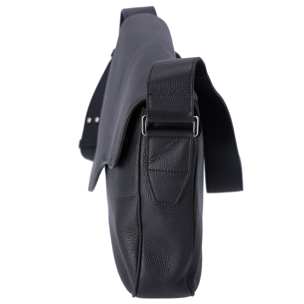 Christian Dior Saddle Messenger Bag Shoulder Bag 1ADME130YMJ Black Leather