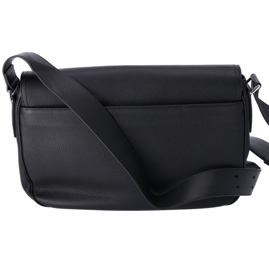 Christian Dior Saddle Messenger Bag Shoulder Bag 1ADME130YMJ Black Leather
