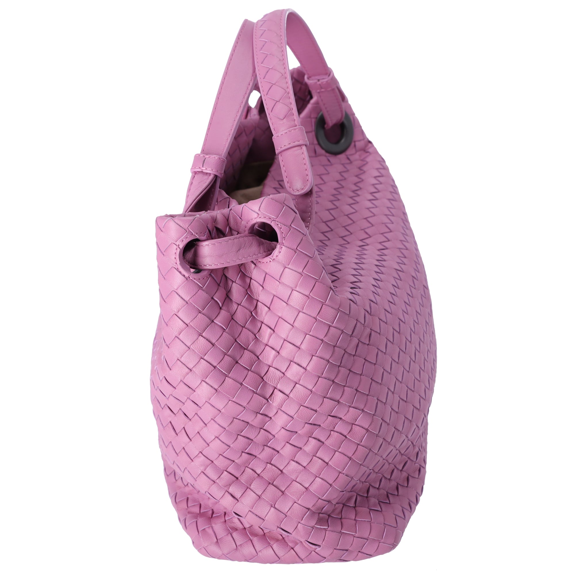 BOTTEGA VENETA Medium Garda Bag Handbag Pink Leather