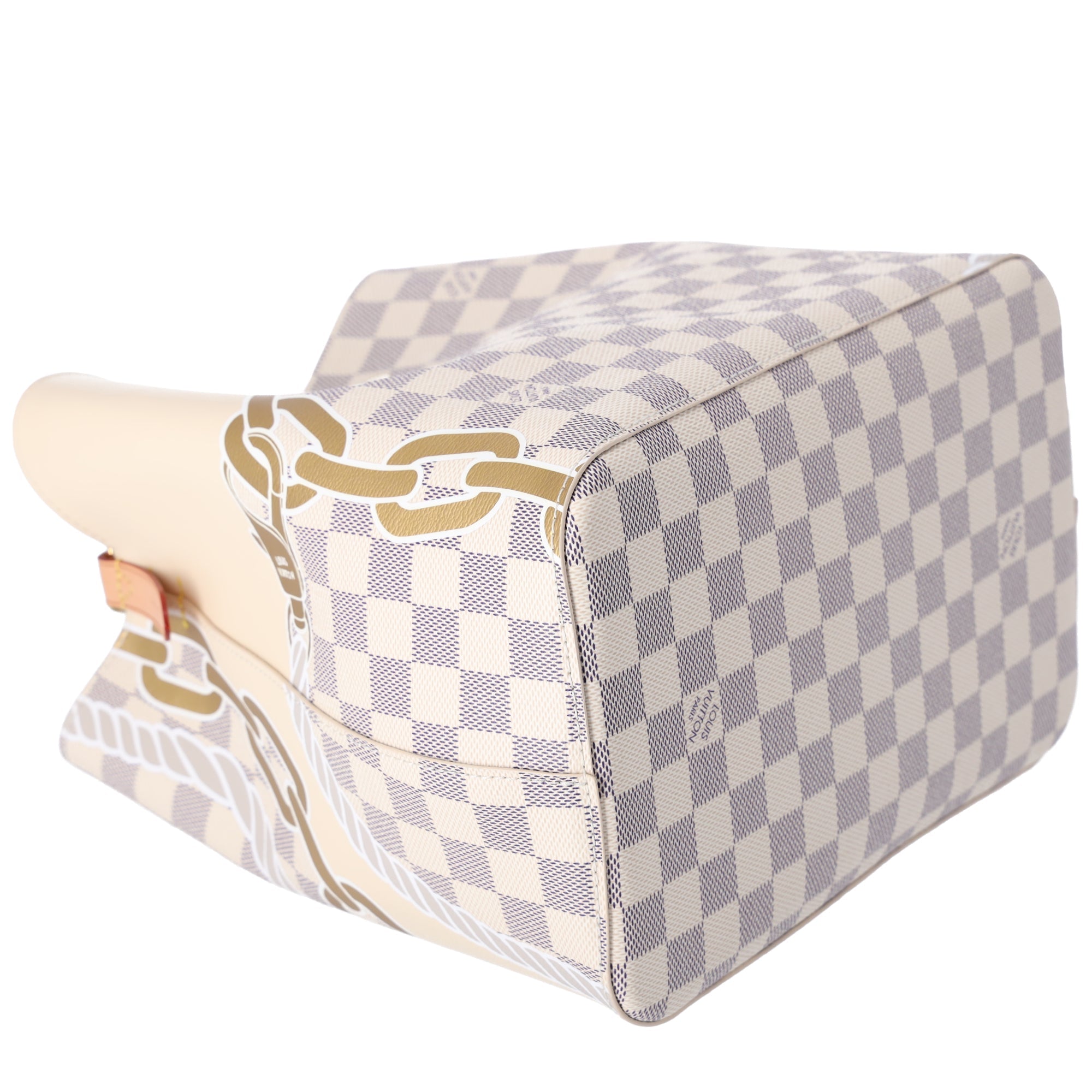 Louis Vuitton Neonoe MM Nautical Shoulder Bag N40474 Azur Damier