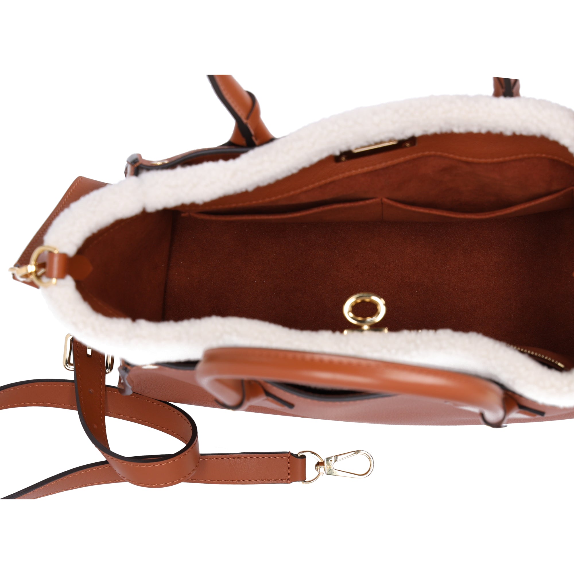 Louis Vuitton On My Side MM Monogram Tuffetage Tote Bag M21004 Brown