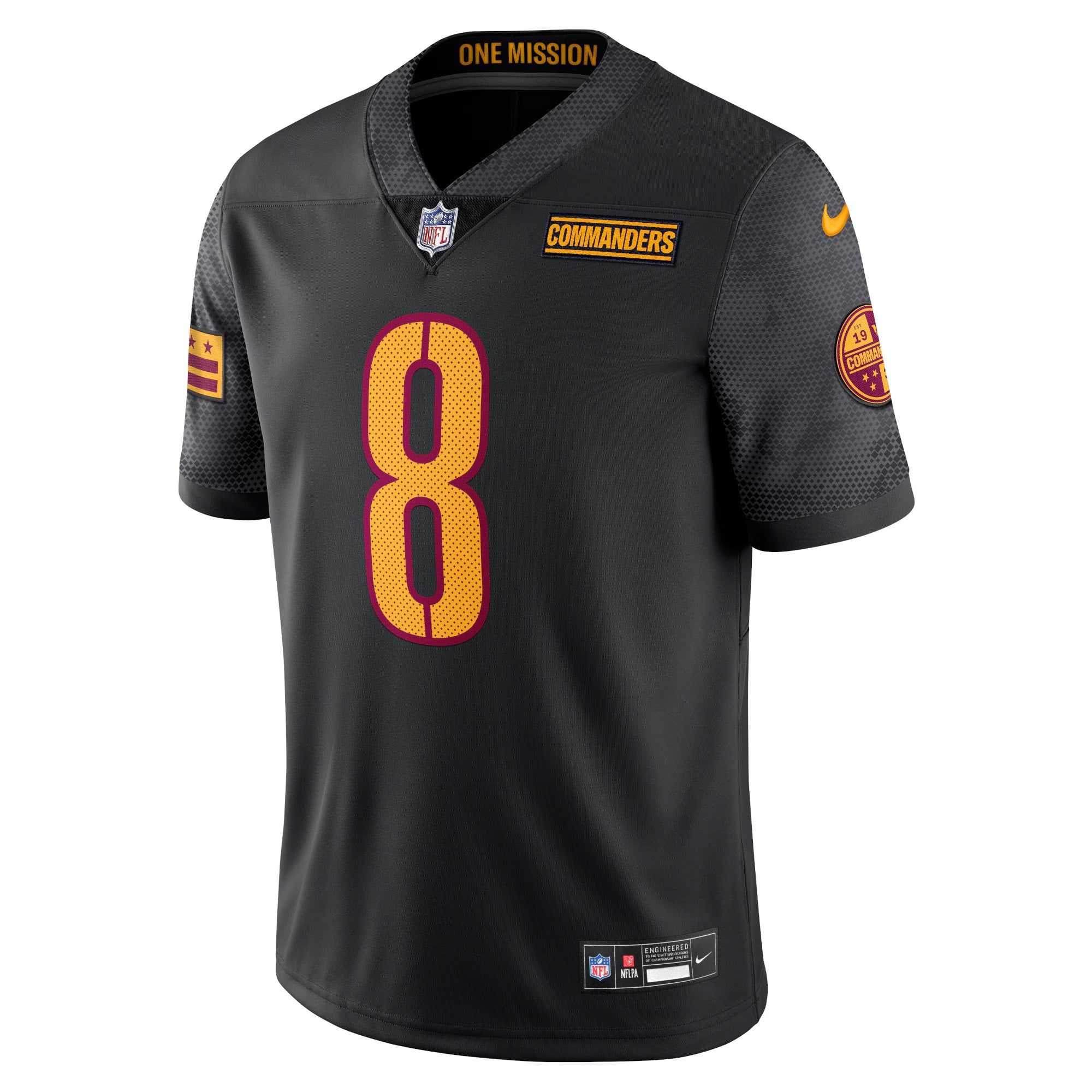 Washington Commanders Brian Robinson Jr. Black Vapor Untouchable Limited Jersey