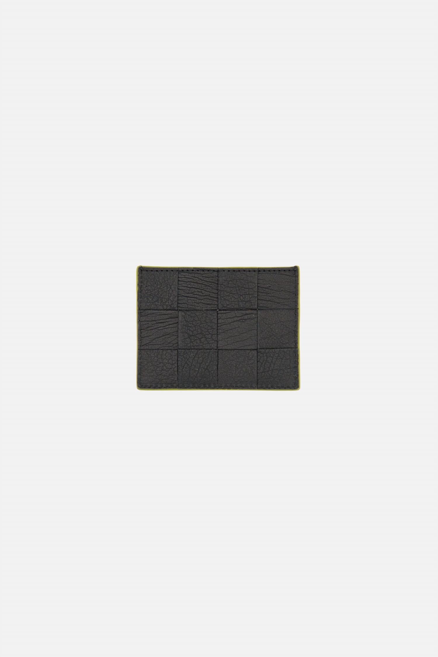 Women's Check Cardholder In Black