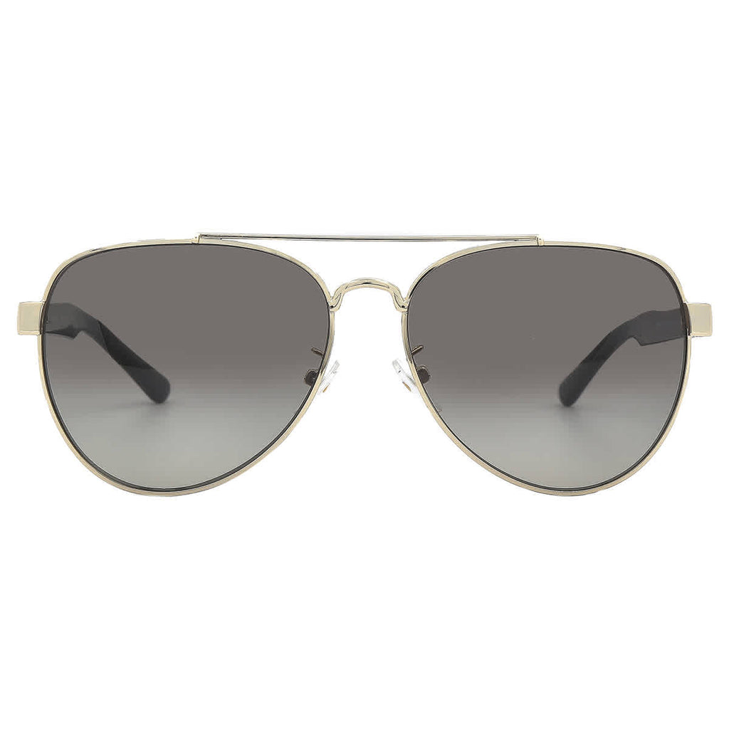 Tory Burch Grey Pilot Ladies Sunglasses TY6070 327111 57
