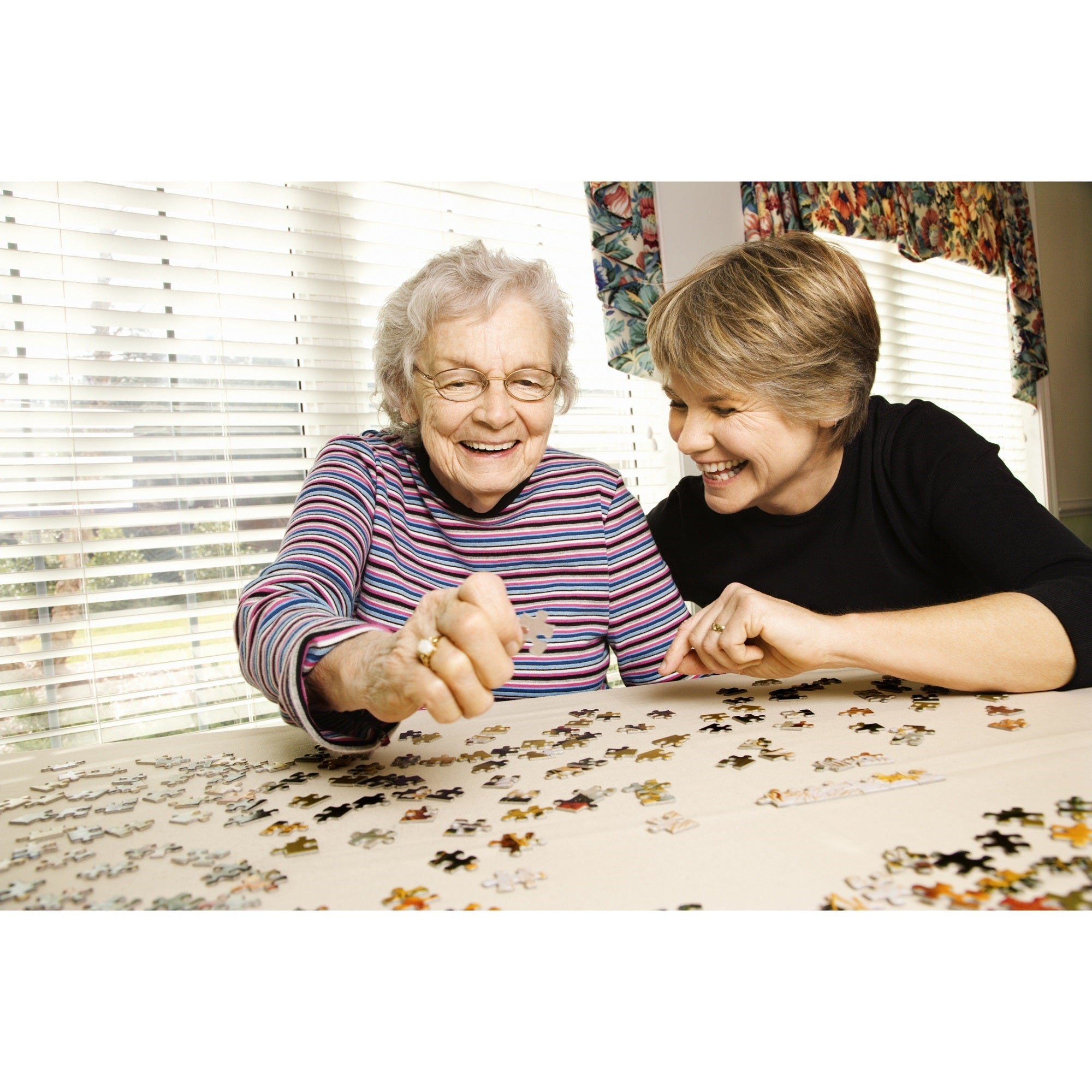 Playing in puddles 300 piece Jigsaw Puzzle for Adults