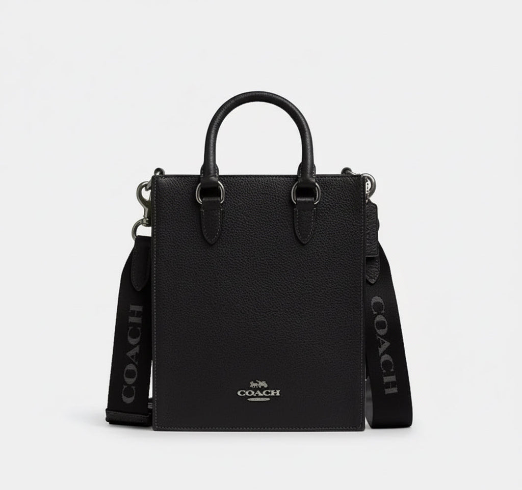 NWT Coach Leather Dylan Tote Bag In Black
