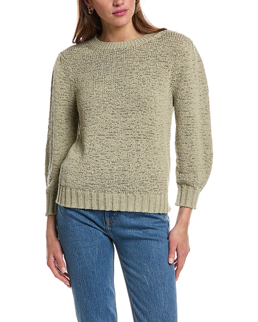 Design History Elbow Puff Sleeve Pullover
