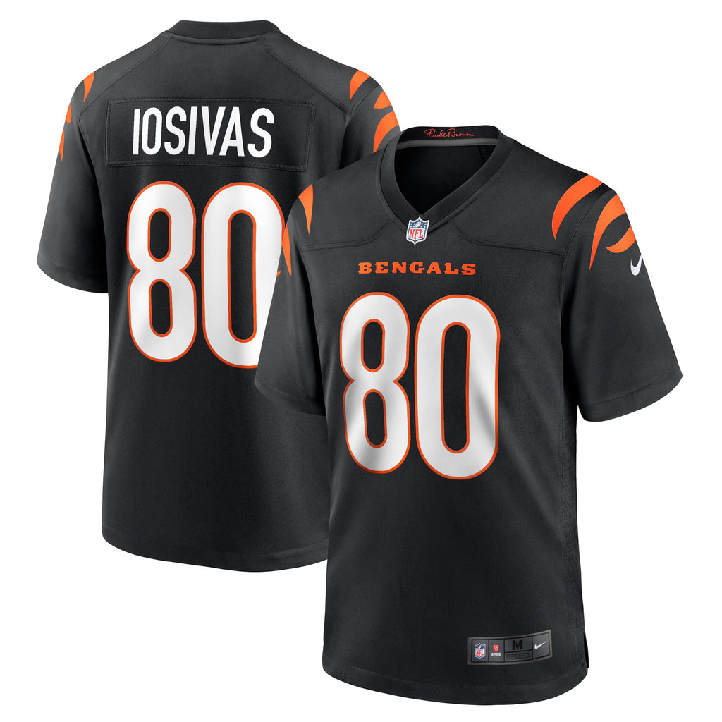 Cincinnati Bengals Andrei Iosivas Black Team Game Jersey