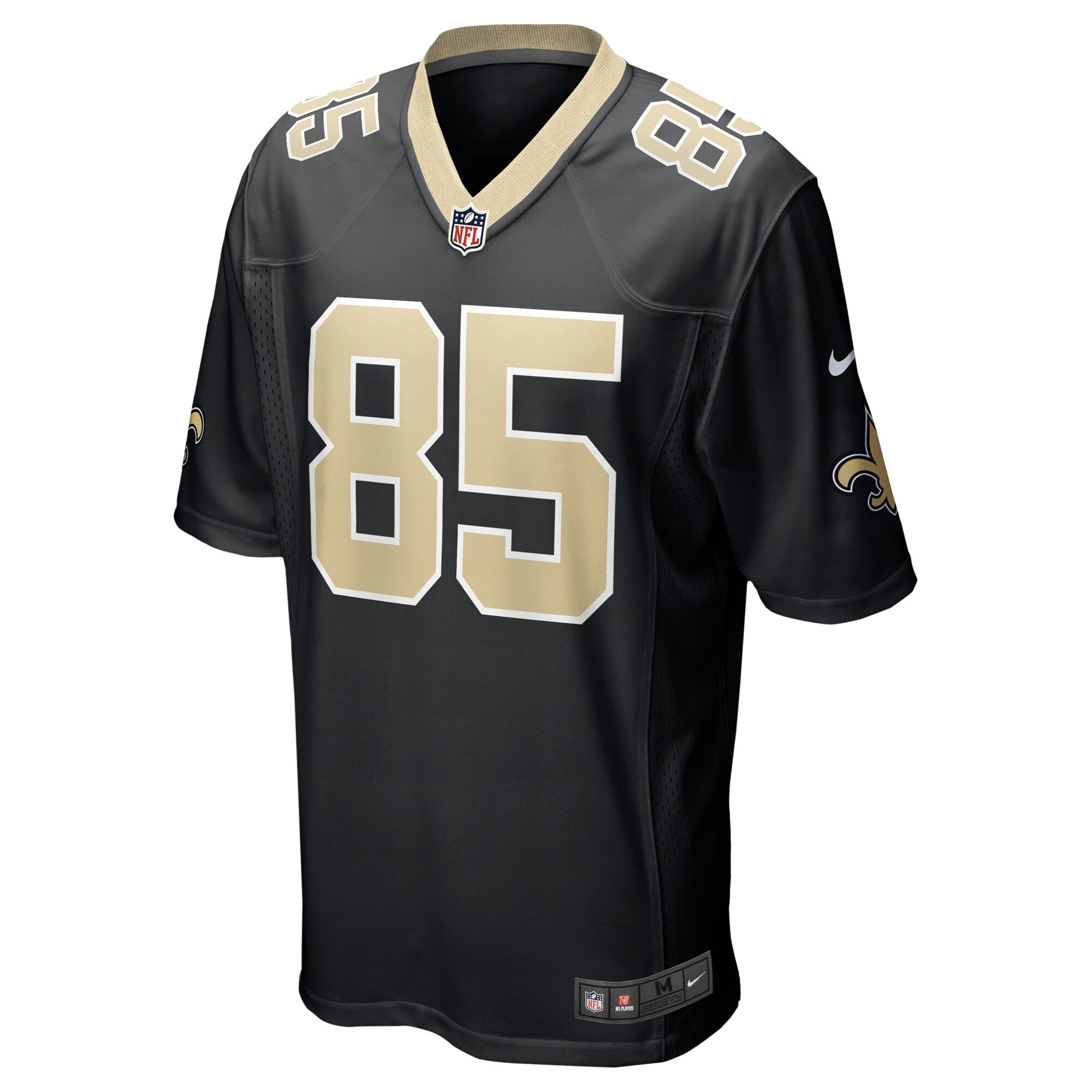 New Orleans Saints Jontre Kirklin Black Team Game Jersey