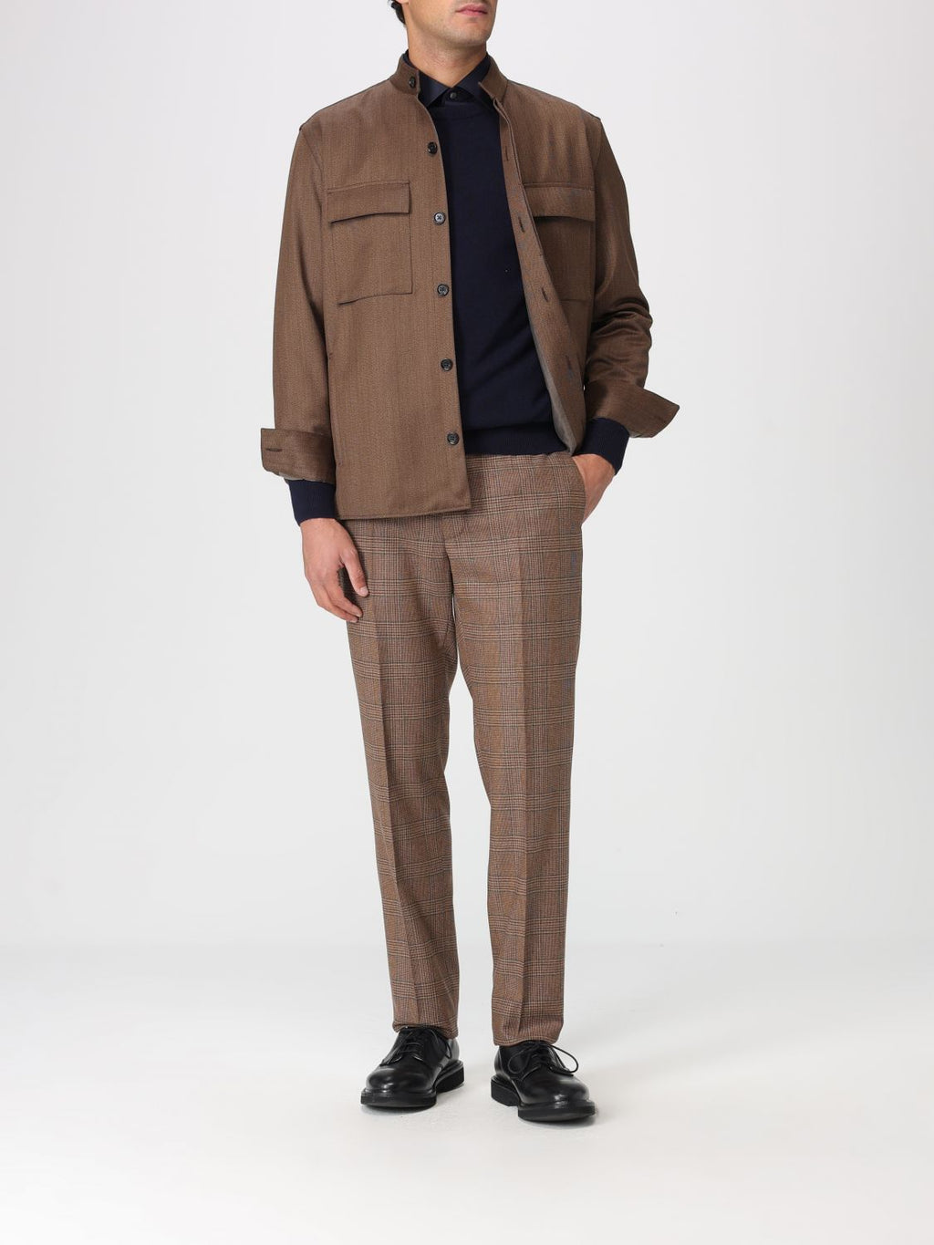 Zegna Shirt Men Blue