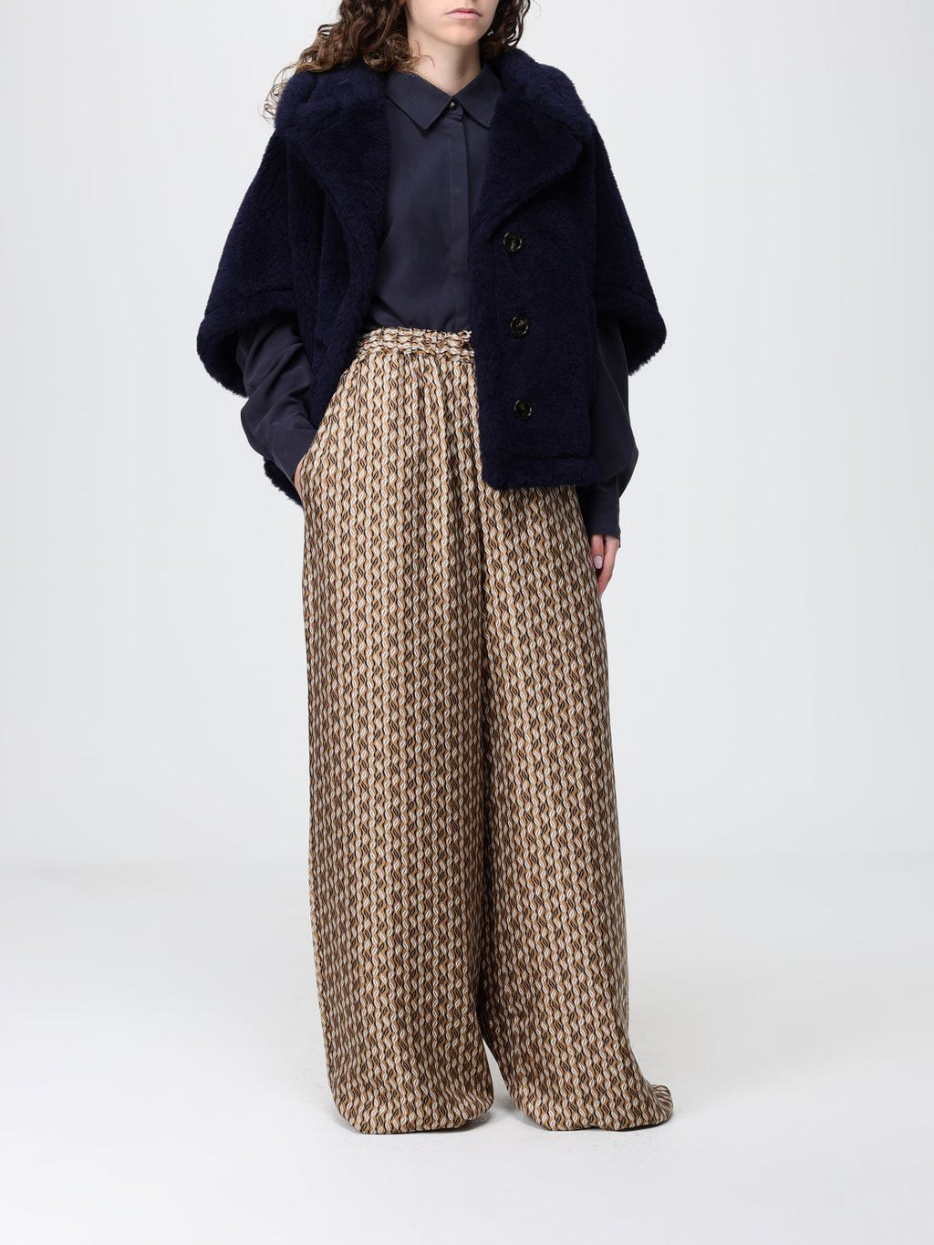 Max Mara Pants Woman Brown