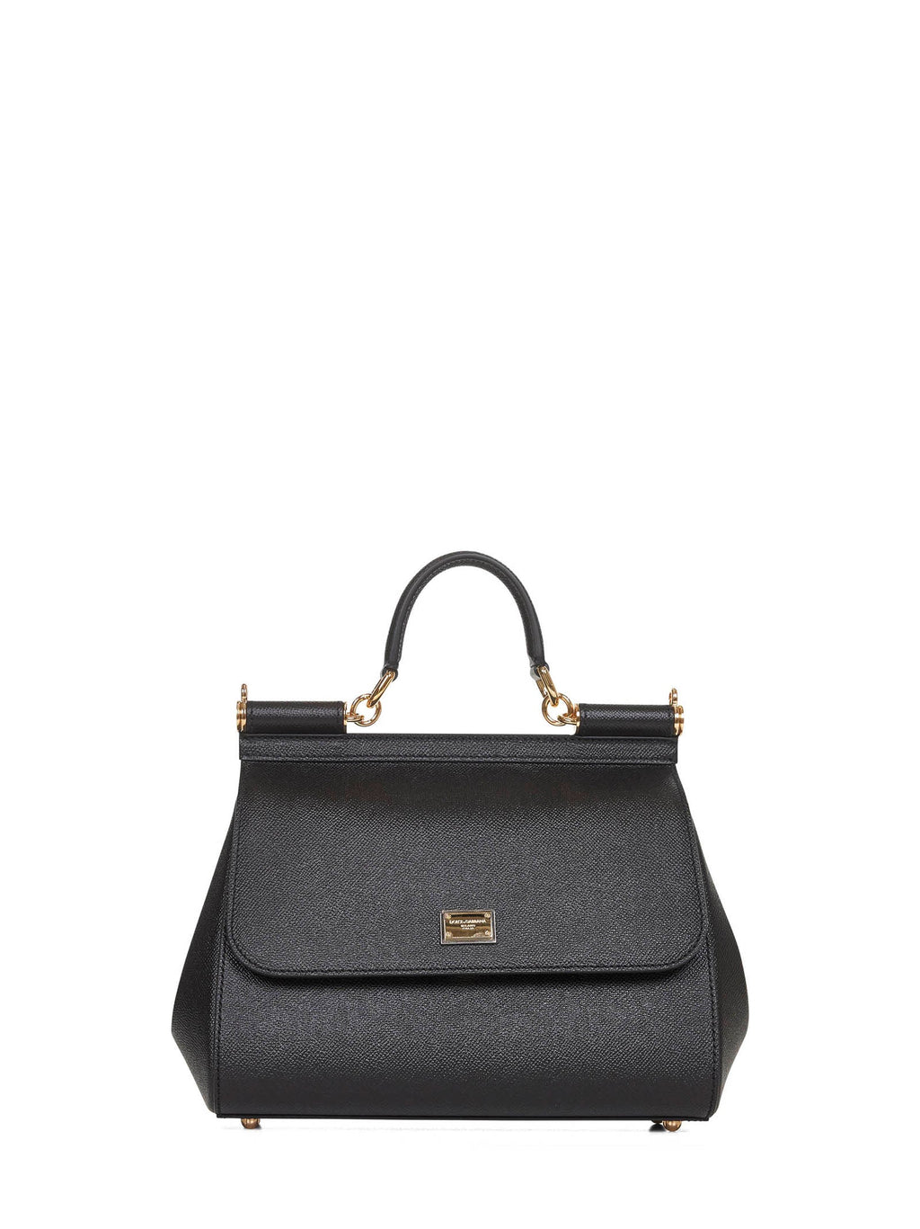 Dolce & Gabbana Women Black Large Sicily Handbag