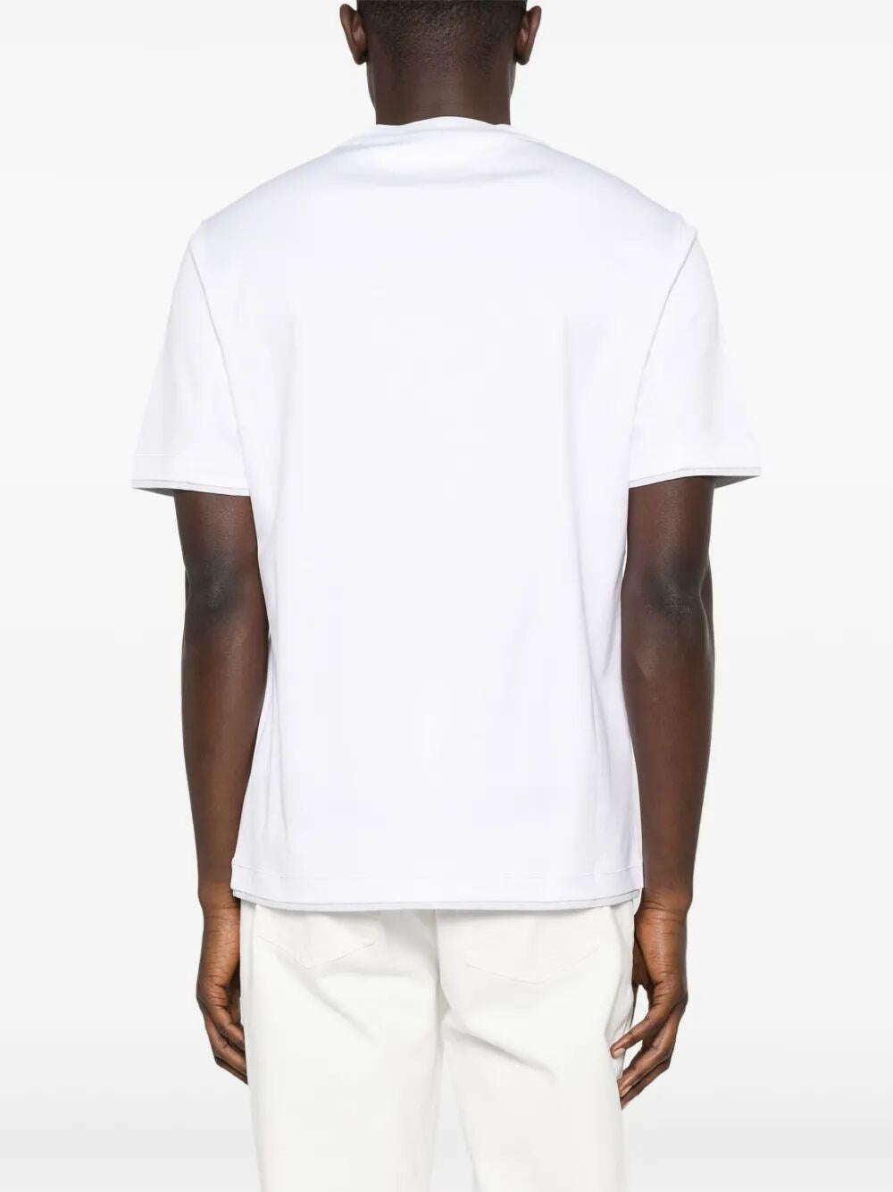 Brunello Cucinelli Men T-Shirt With Faux-Layering