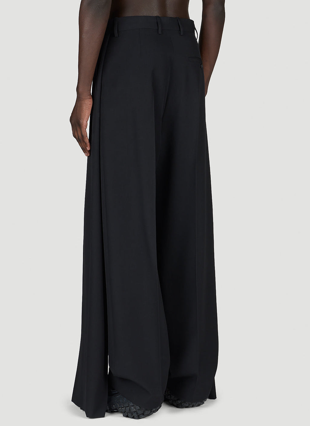 Balenciaga Men Tailored Double-Front Suit Pants
