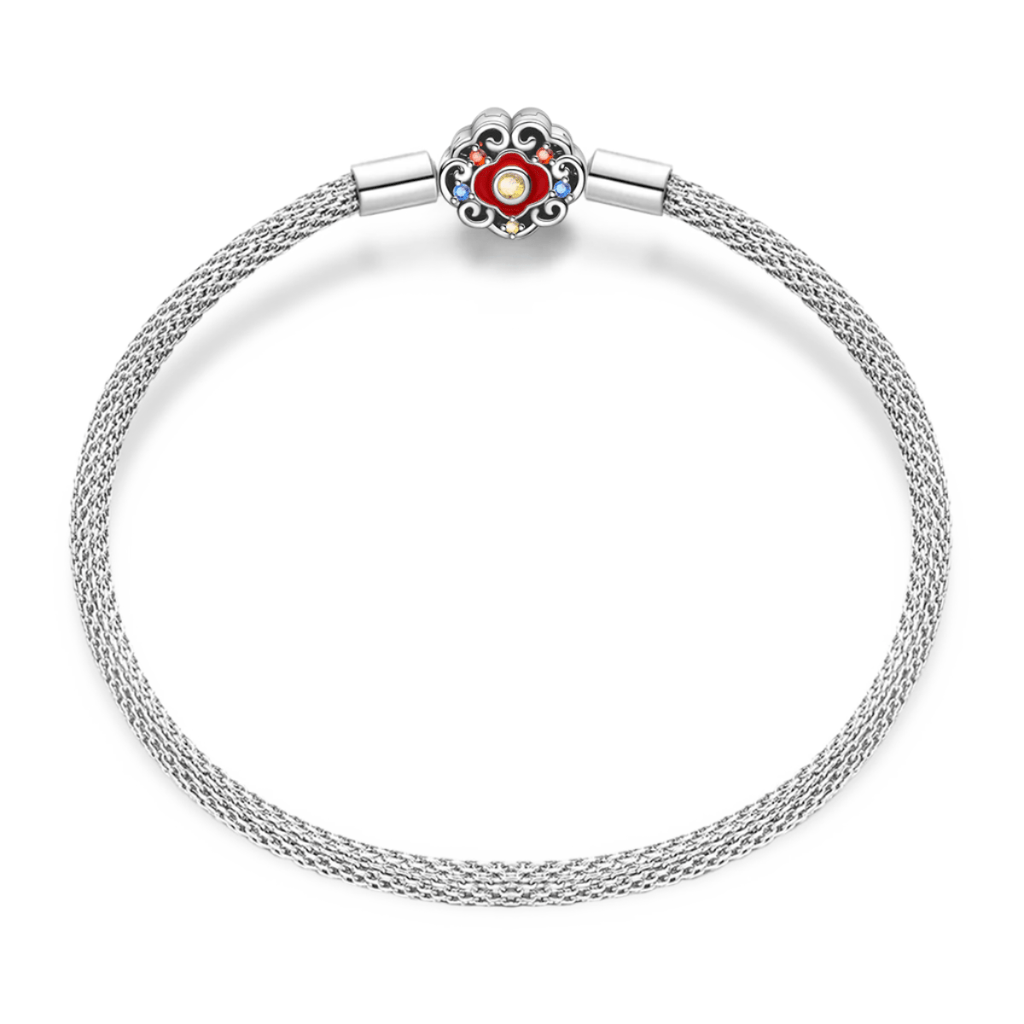 Chinese New Year Sparkling Studded Chain Bracelet