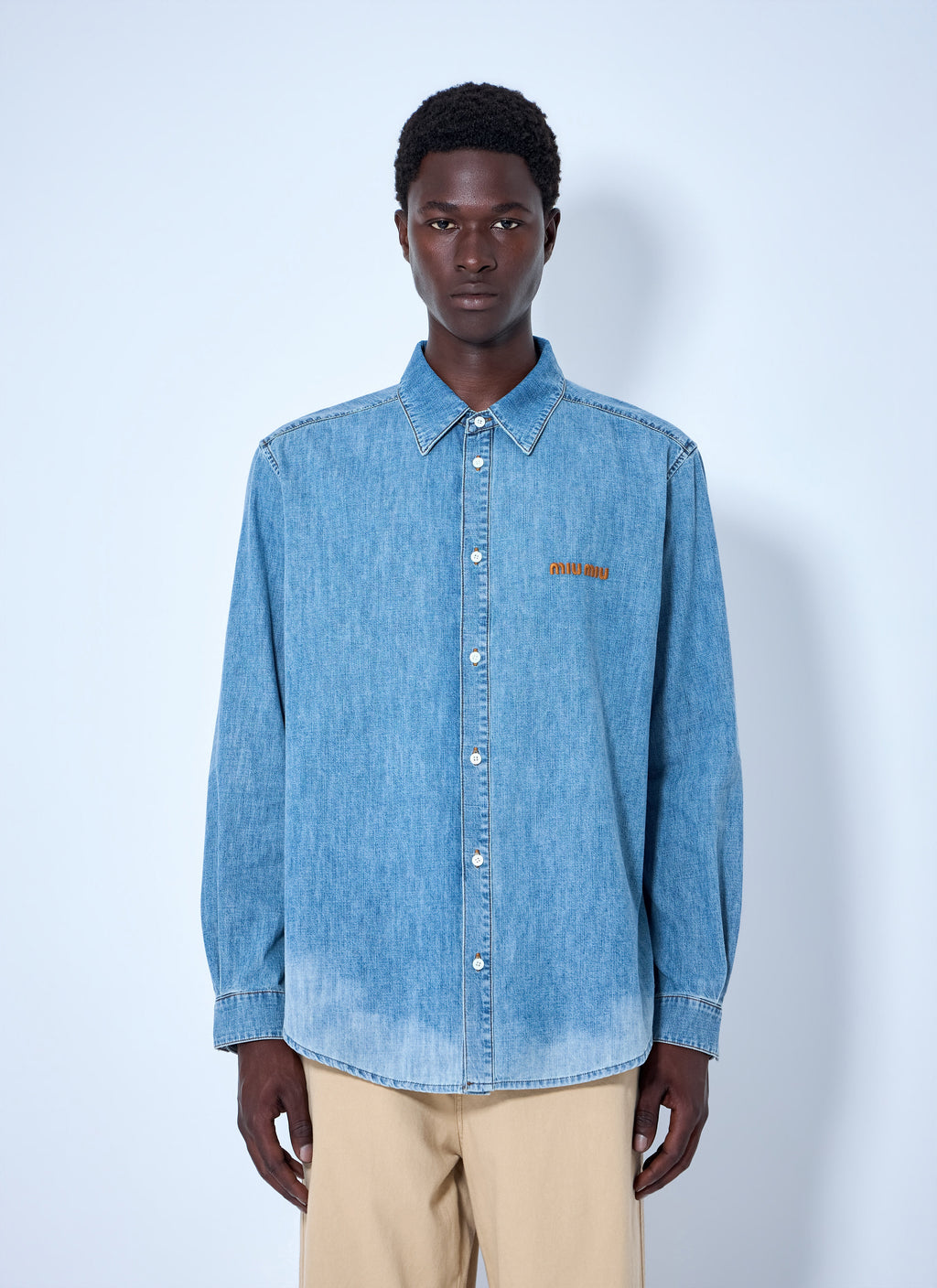 Miu Miu Men Chambray Shirt