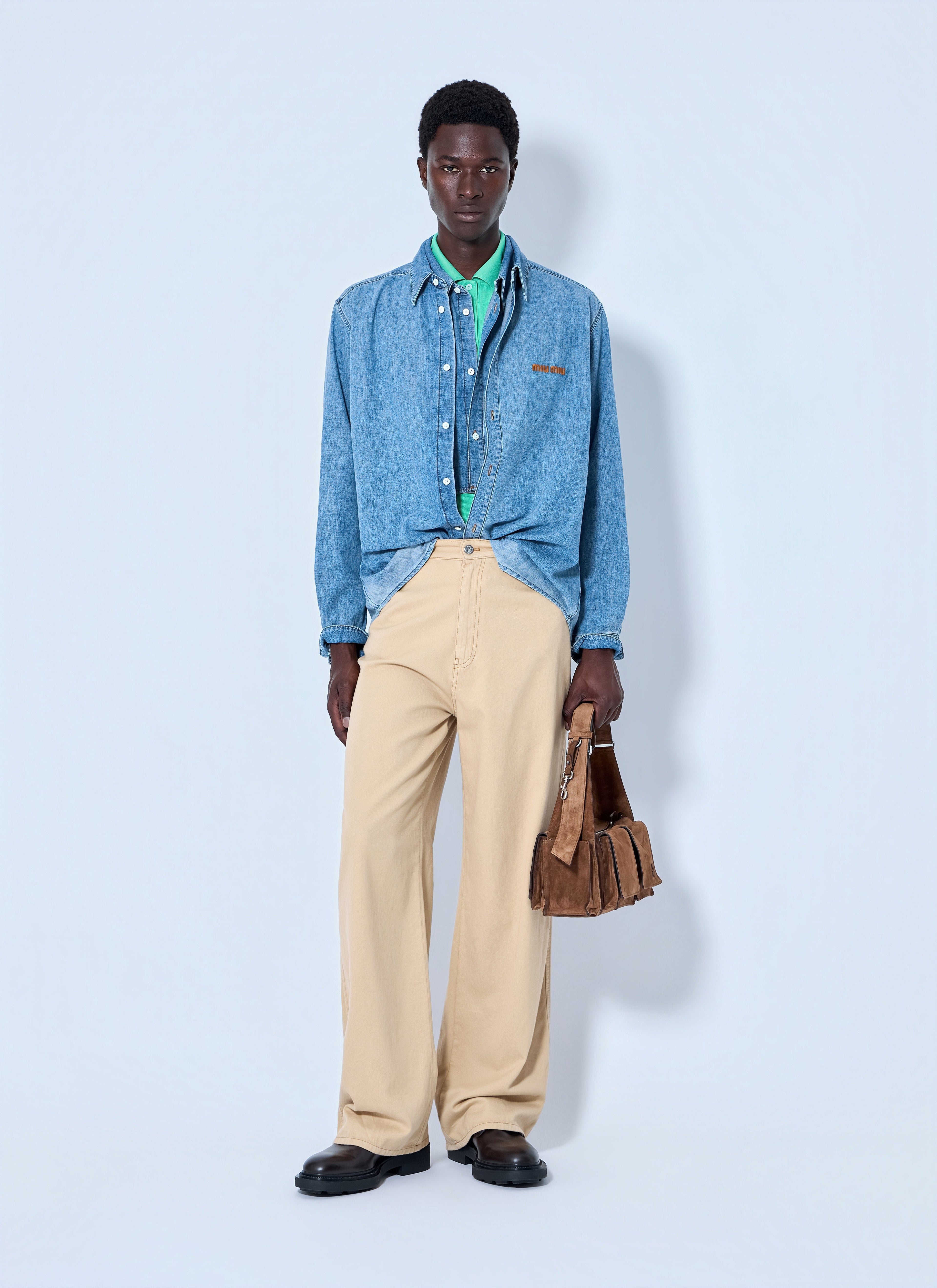Miu Miu Men Chambray Shirt