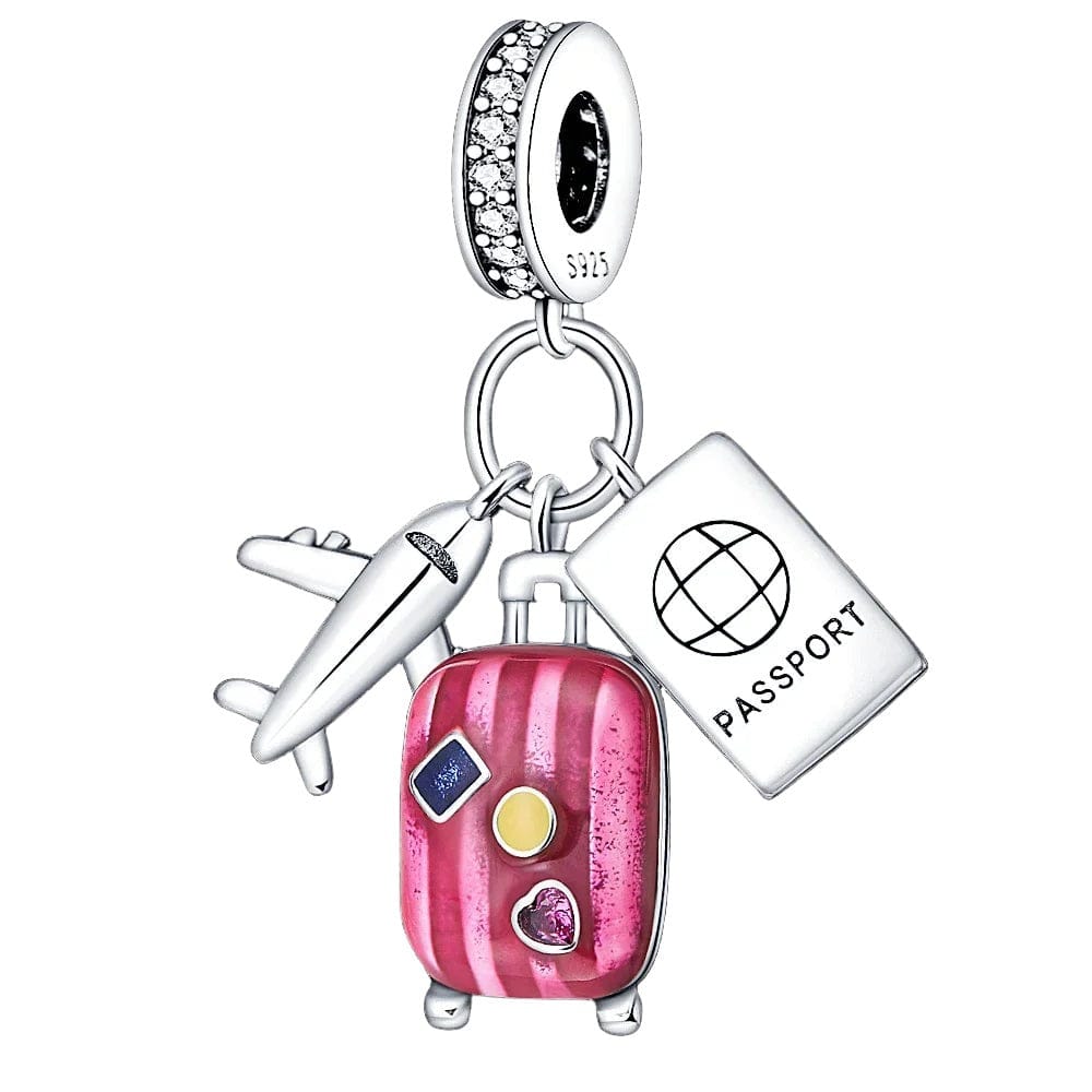 Travel & Cheers Charm Duo