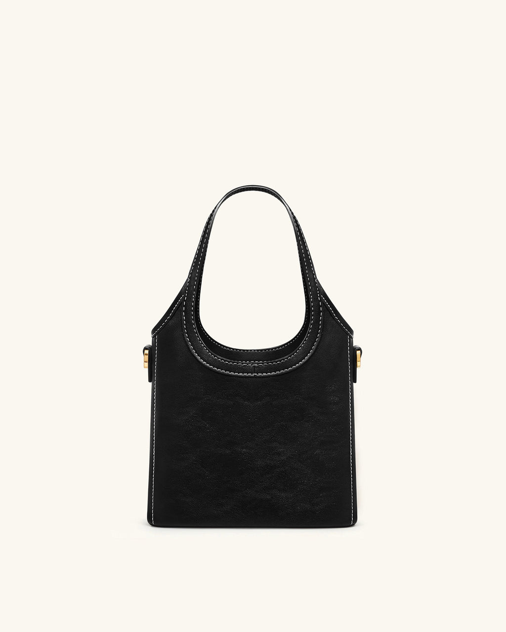 Brooke Mini Belted Embellished Top Handle Bag - Black